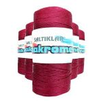 Saltıklar 1560 Bordo 100 gr 5 Adet Polyester Makrome İpi