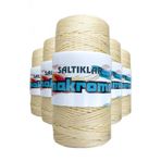 Saltıklar 270 Krem 100 gr 5 Adet Polyester Makrome İpi