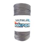 Saltıklar 423 Gri 100 gr Polyester Makrome İpi