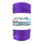 Saltıklar 4250 Mor 100 gr Polyester Makrome İpi