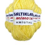 Saltıklar 48 5 Adet Mimoza Kristal Işıltılı Şal Patik Yelek İpi