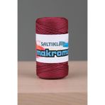 SALTIKLAR Polyester Makrome Ipi 3mm 100gram Bordo-1560