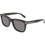 Salvatore Ferragamo SF 2088S 001 55 Unisex Dikdörtgen Siyah Kemik Güneş Gözlüğü