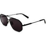 Salvatore Ferragamo Sf 303SL C001 Erkek Güneş Gözlüğü UV 400 Filtreli Metal Kare Çerçeve - Siyah