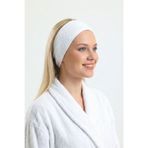 Salvia Dione %100 Pamuk Makyaj Saç Bandı Cilt Bakımı SPA Spor Yoga İçin Cırt Cırtlı Kafa Bandı