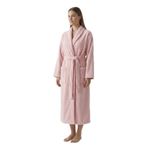 Şalyaka Bornoz Pembe%100 Pamuk Unisex Spa Için Ideal Kadın/Erkek
