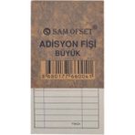 Sam Adisyon Fişi Büyük