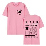 Sam and Colby XPLR Tişörtler Kısa Kollu Erkek Tişörtleri Vintage Tişörtler Erkek Giyim Çift Taraflı Baskılı Tişörtler (6 2XL)