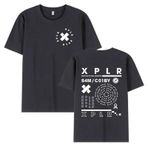 Sam and Colby XPLR Tişörtler Kısa Kollu Erkek Tişörtleri Vintage Tişörtler Erkek Giyim Çift Taraflı Baskılı Tişörtler (8 L)