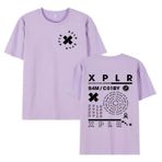 Sam and Colby XPLR Tişörtler Kısa Kollu Erkek Tişörtleri Vintage Tişörtler Erkek Giyim Çift Taraflı Baskılı Tişörtler (9 2XL)