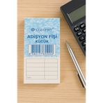 sam ofset Adisyon Bilgi Fişi, Adisyon Defteri Ölçüsü: 7x15 cm. 100 Yapraklı, Numaralı 6 Cilt