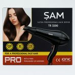 SAM Şam Tr 3200 Ultra Professional Saç Kurutma Makinesi – 2500W, Ac Motor, Iyonik Teknoloji