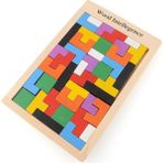 Sam Toys Eğitici Ahşap Blok Tetris Zeka Oyunu