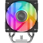 SAMA X40L, Black, 1x100mm ARGB Fan, Kule Tipi Hava Soğutma, 4 adet Gelişmiş Kompozit Isı Borusu, CPU Fan (AMD ve INTEL Tüm işlemciler ile uyumlu)