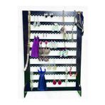 şamaksesuar Dekoratif Çivi Küpe Takı Standı Şık Takı Askısı Aksesuar Organizer Stand (34,5x25 )siyah Tek Yüz