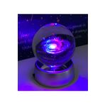 Samanyolu Galaxy Işıklı Cam Küre
