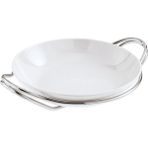 Sambonet & Rosenthal Kulplu Pilav Porselen Servis 36 cm - Beyaz - yok