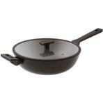 Sambonet Tıtan Pro Non-Stick Wok Tava Kapklı 30 cm