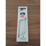 Şamdan Mum Beyaz 4'Lü Paket Bozkurt Mum
