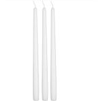 Şamdan Mumu 3lü Set 25 cm - Beyaz