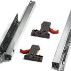 SAMET PUSH OPEN 45 CM TAM ÇİFT AÇILIM ÇEKMECE RAYI MANDAL DAHİL