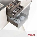 Samet Smart Flow Bordürsüz 500 mm Çekmece Rayı
