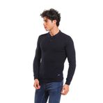 Samir Polo Yaka Slim Fit Erkek Kazak Fm23W06Qc, Lacivert, M