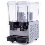 Samixir Inox 20+20 lt Fıskiyeli ve Karıştırıcılı Klasik Twin Soğuk İçecek Dispenseri