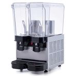 Samixir Inox 20+20 lt Karıştırıcılı Klasik Twin Soğuk İçecek Dispenseri