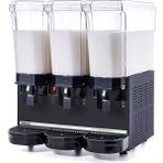 Samixir Klasik Triple Karıştırıcılı 20 L + 20 L + 20 L Siyah 60.MMMB Soğuk İçecek Dispenseri