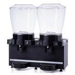 Samixir Siyah 22+22 lt Panaromik Analog Karıştırıcılı Twin Soğuk İçecek Dispenseri