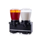 Samixir SM44-AB Panoramik Twin 22+22 Lt Fıskiyeli-Karıştırıcılı Soğuk İçecek Makinesi