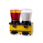 Samixir SM44-AY Panoramik Twin 22+22 Lt Fıskiyeli-Karıştırıcılı Soğuk İçecek Makinesi