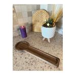 Sammwood Lüx Doğal Ahşap Kaşıklık 10*32 Cm