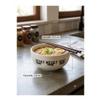 samosh Seramik Mottolu Kase ( noodle, çerez, çorba)