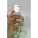 Sampex ,100 Cc Düz Model Pet Şişe - Beyaz Filtop Beyaz Damla Kapaklı - 100 Ml Boş Pet Şişe (50 Adet) 8697431742829