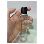 Sampex 100 Cc Düz Model Pet Şişe - Beyaz Filtop Siyah Damla Kapaklı - 100 Ml Boş Pet Şişe (20 Adet) 86974317425413