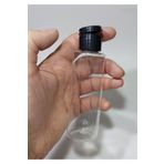 Sampex 100 Cc Düz Model Pet Şişe - Filtop Siyah Damla Kapaklı - 100 ml Boş Pet Şişe (50 ADET)
