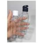 Sampex 200 Cc fliptop damla kapaklı Model Pet Şişe - Siyah damla Kapaklı - 200 Ml Boş Pet Şişe (2 Adet)