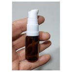 Sampex Amber Beyaz Renk Kapaklı Boş Krem Ve Losyon Şişesi 10Ml 3 Adet Cam Şişe 86974317193341