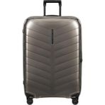 Samsonite Attrix - Spinner L, Çanta, 75 Cm, 97 L, Kahverengi (Kumul) - Siyah