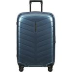 Samsonite Attrix - Spinner M, Çanta, 69 Cm, 73 L, Mavi (Çelik Mavisi) - Siyah
