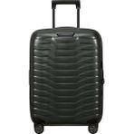 Samsonite Koyu Yeşil Spinner Proxis - Körüklü 4 Tekerlekli 55 cm Kabin Boy Valiz - Siyah