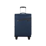 Samsonite Lacivert Çekçekli Kumaş Valiz Lıtebeam-Spınner 66/24 Exp
