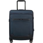 Samsonite Lacivert Pro-Dlx-6 Spinner - Körüklü 4 Tekerlekli Kabin Boy Valiz 55 cm - Mavi
