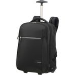 Samsonite Litepoint - Tekerlekli Dizüstü Bilgisayar Çantası 17,3" (48 Cm), Akıllı Işlevlere Sahip, Pratik Iç Bölüm, Iş Arabası - 30L - Siyah (Siyah)