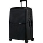 Samsonite Magnum Eco Spinner 75 cm (28 Inç) Bagaj Arabası Çantası, Mavi, Sağlam ve Hafif Alüminyumdan Yapılmış Çift Halkalı - Siyah