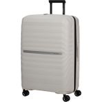 Samsonite Neo Flux - Spinner L, Genişletilebilir Çanta, 75 Cm, 109/121 L, Bej (Sıcak Nötr) - Siyah