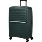 Samsonite Neo Flux - Spinner L, Genişletilebilir Çanta, 75 Cm, 109/121 L, Yeşil (Orman Yeşili) - Siyah
