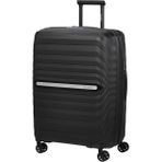 Samsonite Neo Flux - Spinner M, Genişletilebilir Çanta, 68 Cm, 86/96 L, Siyah (Siyah)